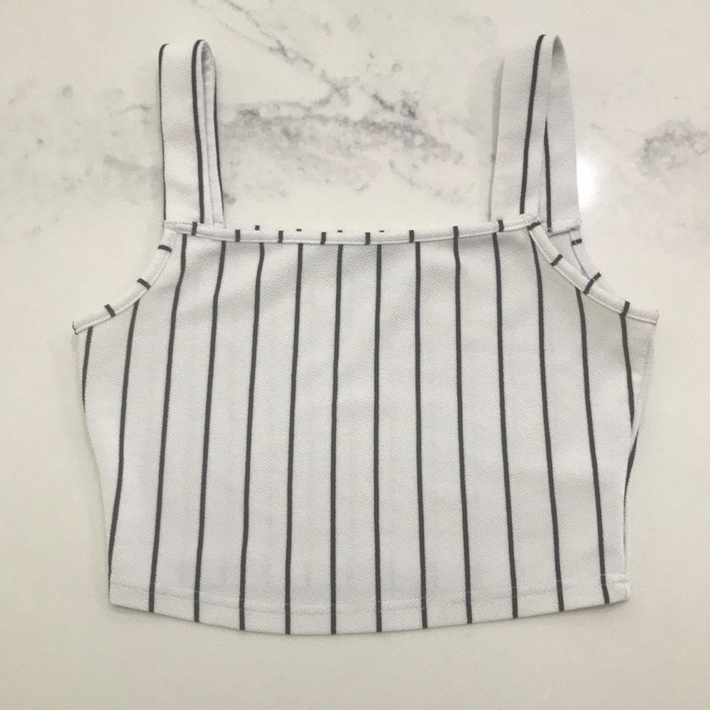 Striped Crop Top